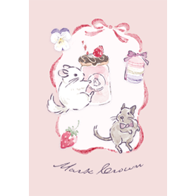チンチラとデグー おしゃれピクニック