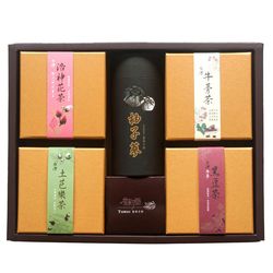 金彩堂 禮盒旗艦升級版 (牛蒡茶、牛蒡黑豆、洛神花、土芭樂、柚子蔘)