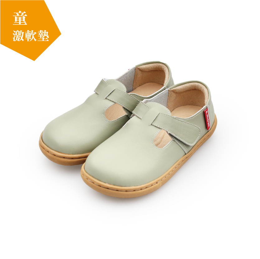 【A.MOUR 經典手工鞋】手工饅頭童鞋 - 酪梨綠(3220)