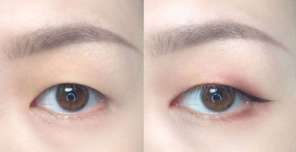 單眼皮眼妝眼線技巧