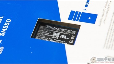 更強更快的藍標野獸 Western Digital WD Blue SN550 NVMe SSD 開箱實測
