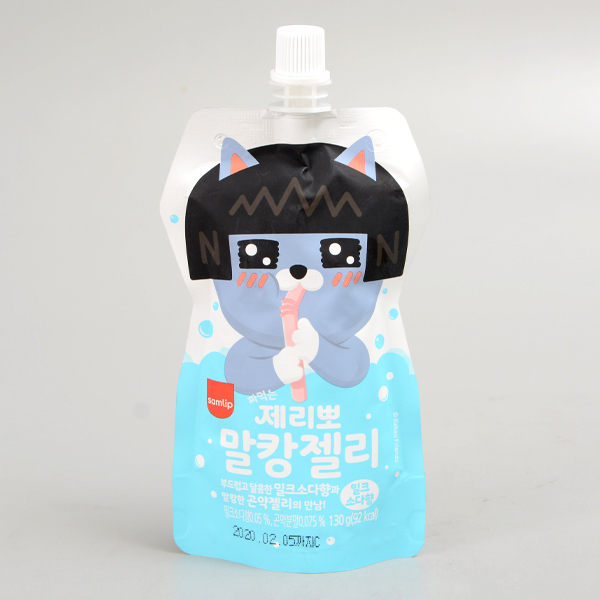 韓國【KAKAO】牛奶蘇打蒟蒻果凍飲130g(賞味期限:2020.02.05)