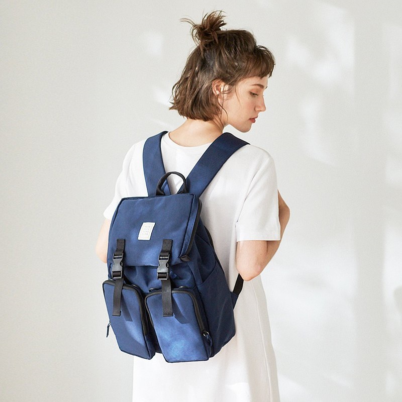 Reese 輕量皺尼龍 後背包 + Ivy隨身包 + 媽媽包內袋