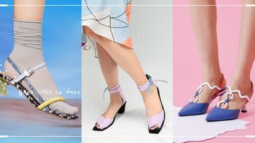 滿街涼鞋你的特別美！透明水晶鞋跟、粉嫩色系，回頭率超高小眾涼鞋快收！