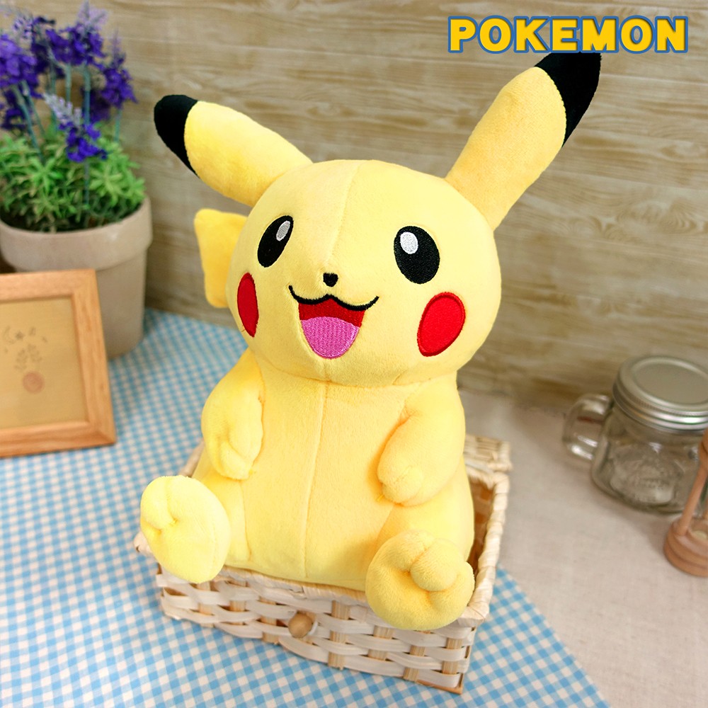 神奇寶貝 正版授權 皮卡丘 20公分絨毛娃娃 寶可夢 公仔 玩具 玩偶