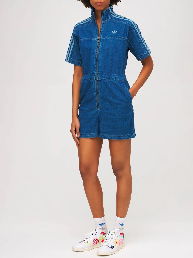 ADIDAS ORIGINALS DENIM JUMPSUIT