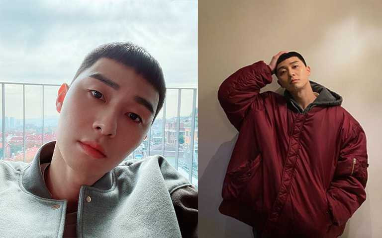 朴敘俊本身是鵝蛋臉型，雖然有菱角但不會太鋒利。(圖／bn_sj2013 IG)