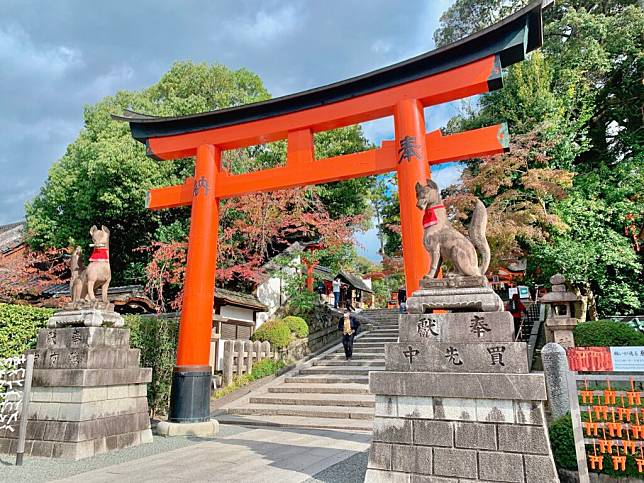 日本京都稻荷神社。