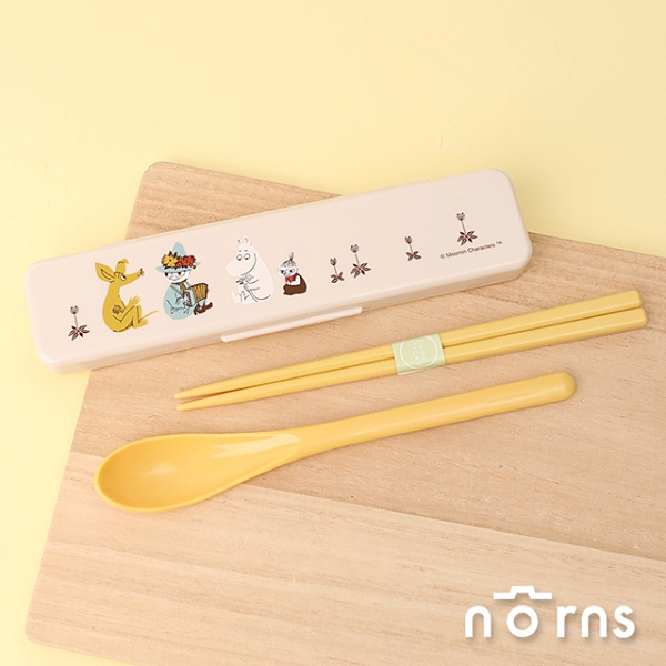 日貨筷子湯匙組附盒CCS3SA Moomin系列- Norns 日本嚕嚕米 小不點 阿金Skater環保餐具