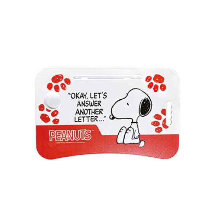 居家上班必備【Snoopy史努比】折疊床用電腦桌(60x40x28CM)