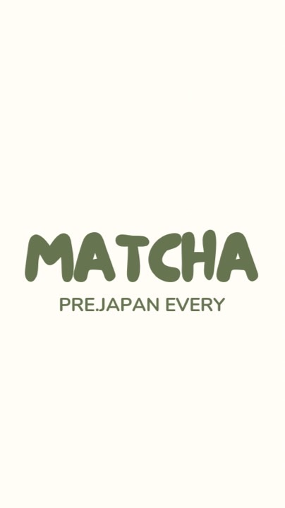Pre.every Matcha
