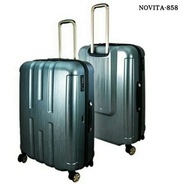 台灣原料,台灣製造,在地生產精緻耐看雲彩拉絲紋三色任選(蒂芬妮綠款無拉絲紋)內嵌式海關鎖,減低拋摔撞擊時的損壞機率特級PU輪內含滾珠,低噪音,拖行省力箱頂內含鋼絲耐壓不變形反車式拉鍊,不易進水,不易劃