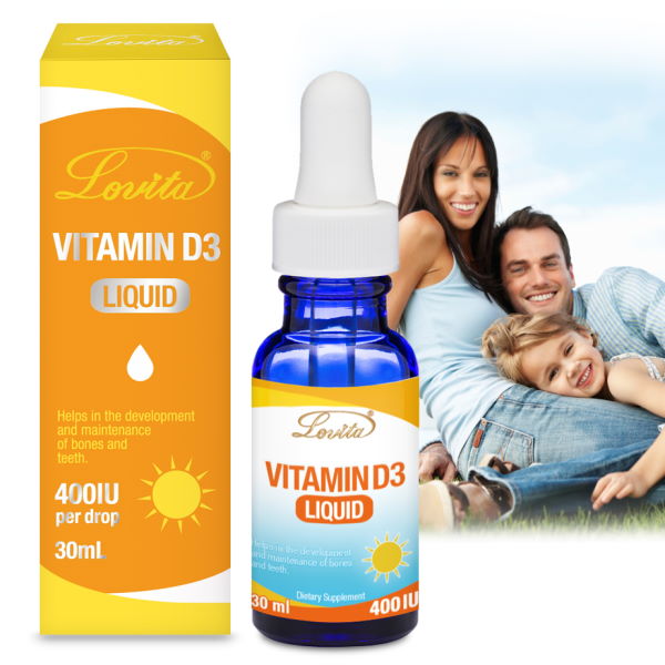 [Lovita 愛維他] 維生素D3滴液(30ml)-素食可