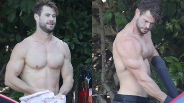 雷神索爾的大胸肌！克里斯漢斯沃在澳洲居家防疫，「性感肌肉身材」一點都沒消風！