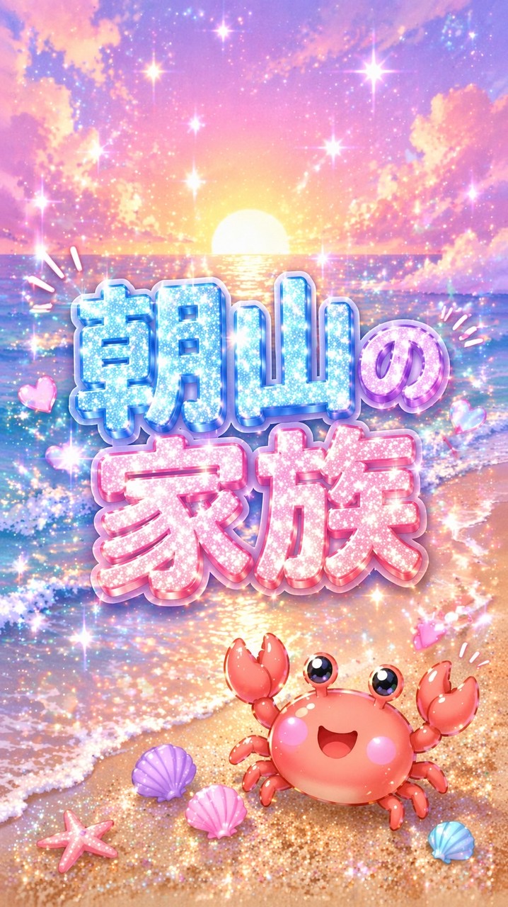 朝山の家族たち様へ🦀🦀