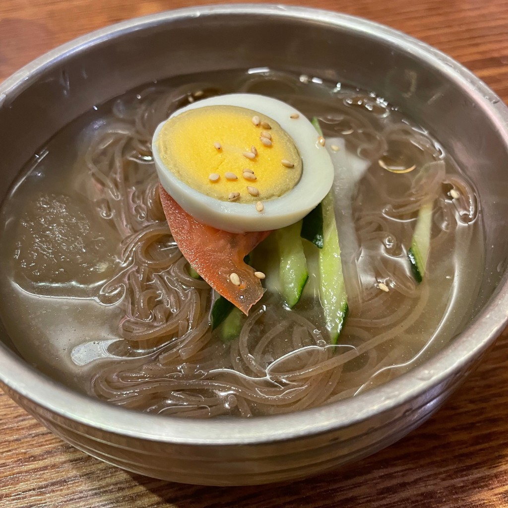 ユーザーが投稿した冷麺の写真 - 実際訪問したユーザーが直接撮影して投稿した落合韓国料理韓国家庭料理ジャンモ ココリア多摩センター店の写真