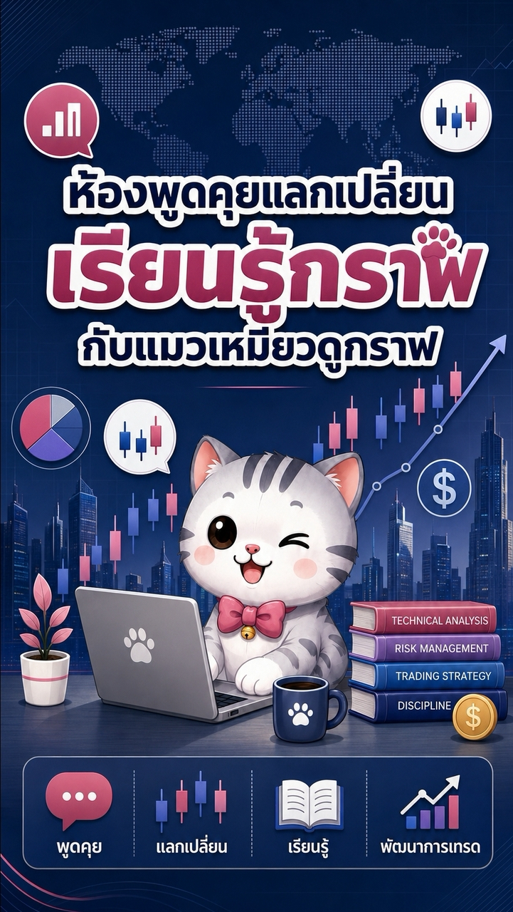 พูดคุยแลกเปลี่ยน กับ แมวเหมียวดูกราฟ 📊