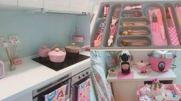 夢幻廚房，宛如大人版的扮家家酒，用心收納有一套!