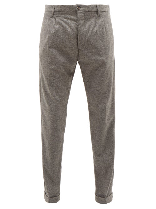 J.W. Brine - These grey Marshall trousers reflect J.W. Brine's penchant for refined tailoring fused 