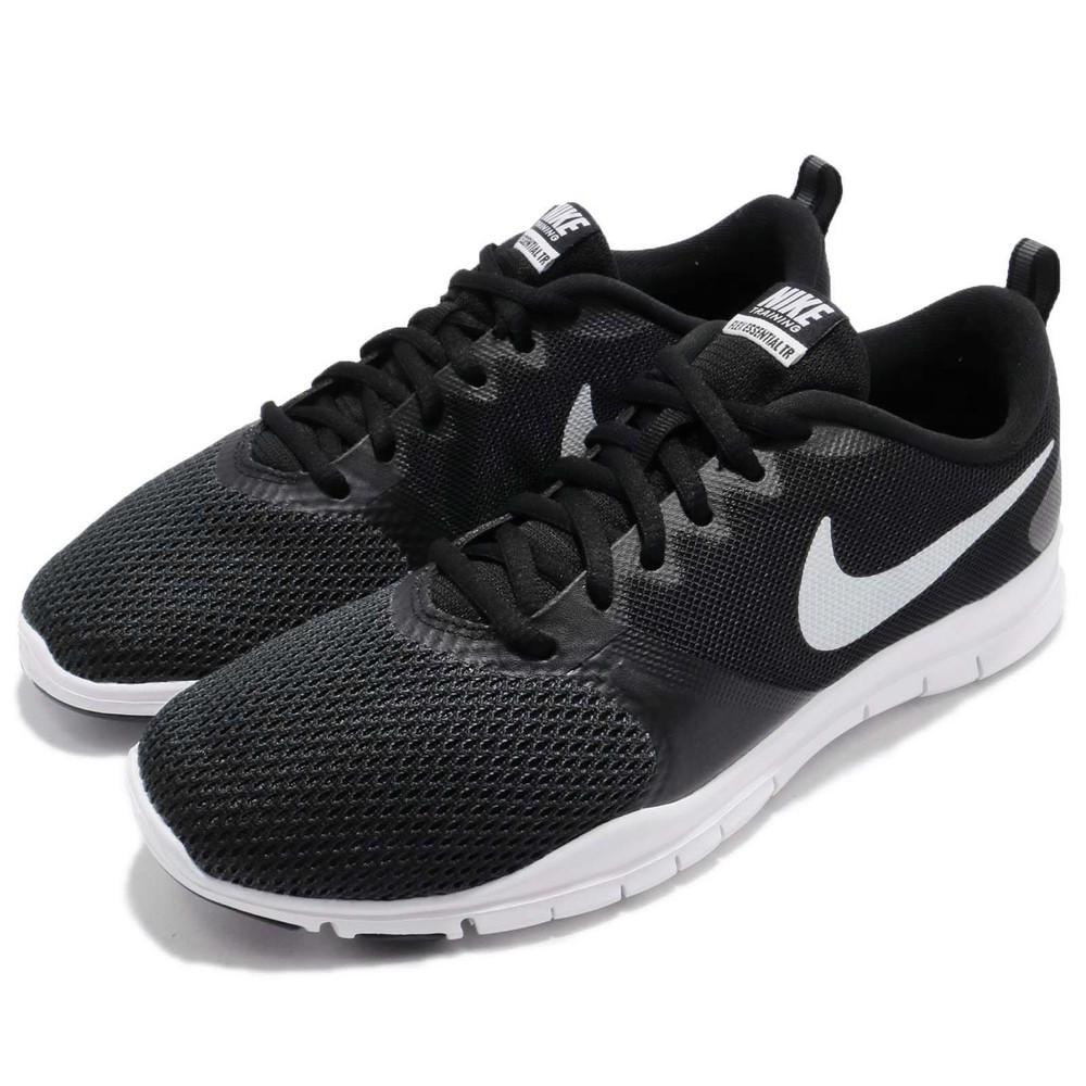 訓練慢跑鞋品牌:NIKE型號:924344-001品名:Flex Essential TR 配色:黑色,白色