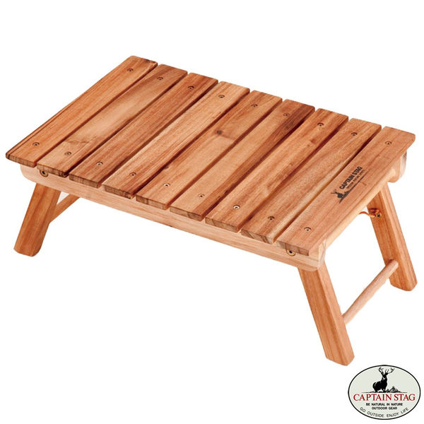 [CAPTAIN STAG] 鹿牌 小木桌45 (UP-1006) 秀山莊戶外用品旗艦店