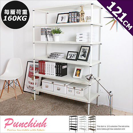 【Esthetics】斯巴達平面六層架12160181(超荷重160kg)白色