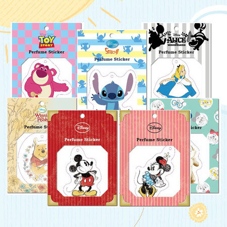 正版迪士尼造型香水貼 香片 香氛 香味 芳香 芳香吊牌 米奇 米妮 史迪奇 奇奇 維尼 三眼怪 愛麗絲
