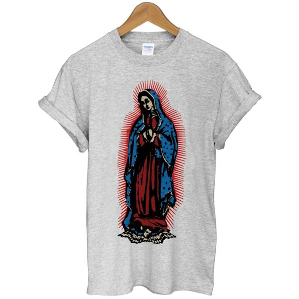 Mary短袖T恤 2色 聖母瑪麗亞祈禱手硬派滑板街頭宗教西岸衝浪punk搖滾十字290 gildan t-shirt