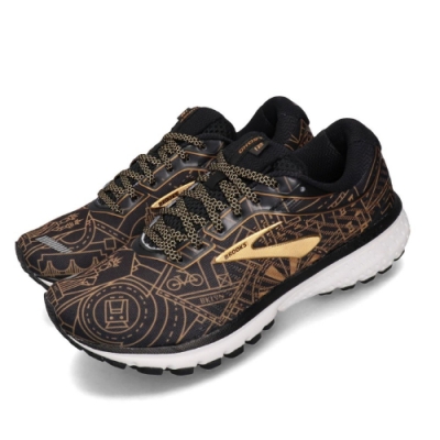 品牌: BROOKS 型號: 1203051B026 品名: Ghost 12 路跑 緩震 DNA科技 透氣 舒適 黑 金