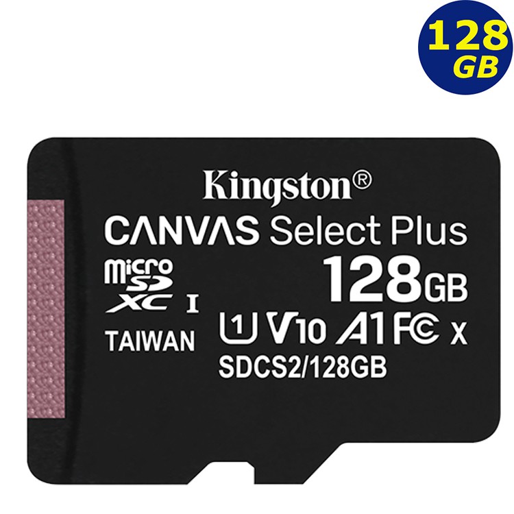 #KINGSTON #128GB #128G # microSDXC #100MB/s #PLUS #microSD #SDXC #micro #SD #UHS #U1 #TF #C10 #Class