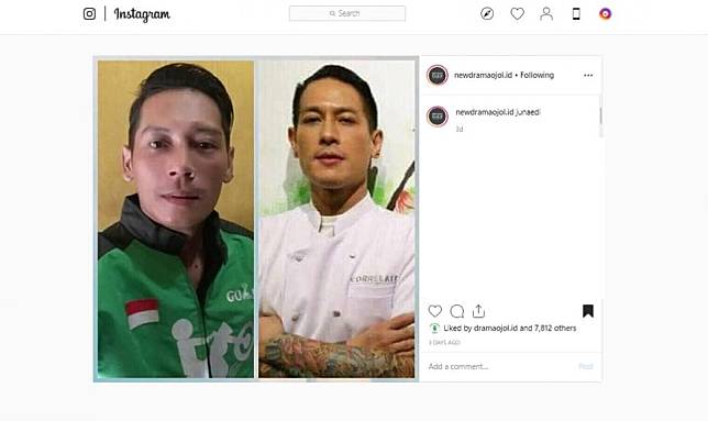 Punya Wajah Mirip Chef Juna, Driver Ojol Ini Bikin Heboh Warganet