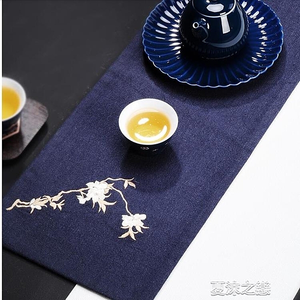 茶墊-茶布茶巾吸水加厚茶臺布墊茶巾布禪意茶席棉麻茶具毛巾茶墊茶布墊