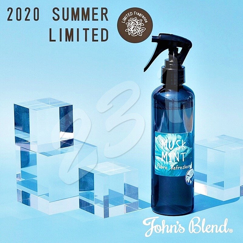 日本 john's blend 衣物涼感防菌消臭噴霧 230ml 麝香薄荷 沁涼降溫