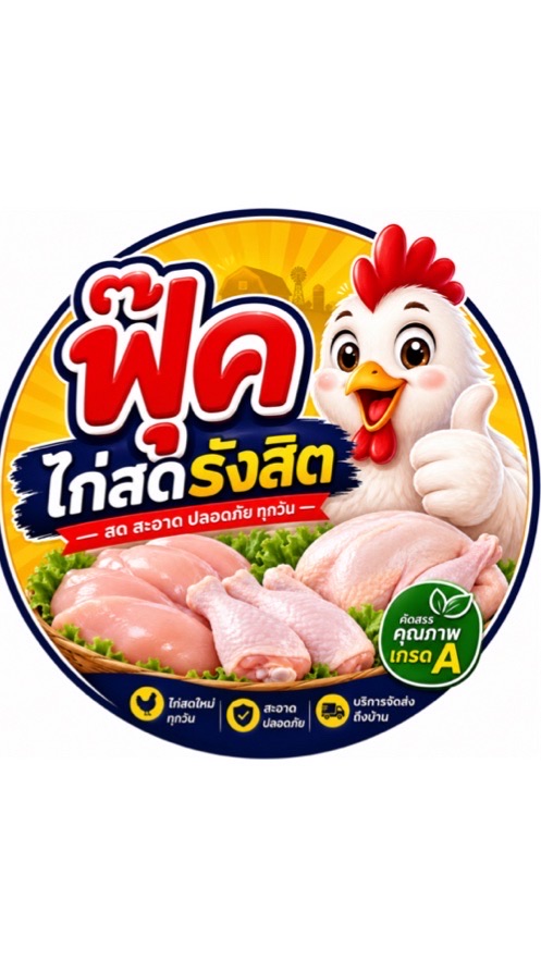 🐓 ฟุ๊ค ไก่สดรังสิต 200 ปี