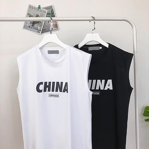 籃球健身夏季韓版寬松無袖t恤男女打底衫學生ins潮bf原宿背心上衣