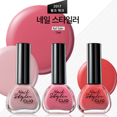 韓國 CLIO 珂莉奧 2017春夏仙粉香氛指甲油 13ml 指甲油 裸色 粉色 亮粉