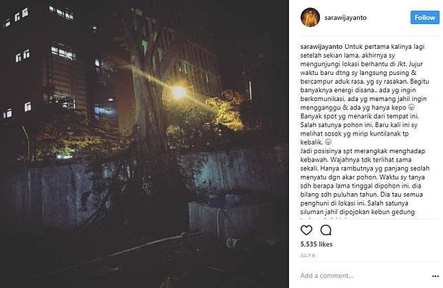 Kumpulan Kisah Horor dari Akun Medsos Sara Wijayanto. Yakin Berani Baca?