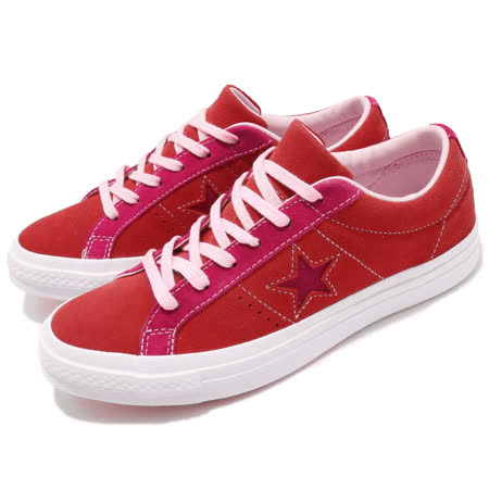 品牌: CONVERSE型號: 261791C品名: One Star特點: 基本款 麂皮 一顆星 穿搭 大童 紅 粉