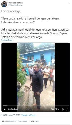 Penyanyi Edo Kondologit Ngamuk Usai Adik Ipar Meninggal di Penjara 