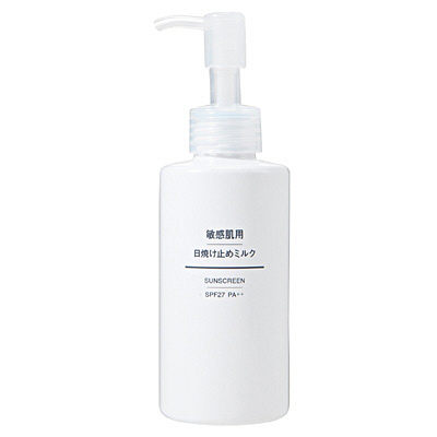 MUJI 無印良品 敏感肌用日用防曬乳液 150ml SPF27/PA++