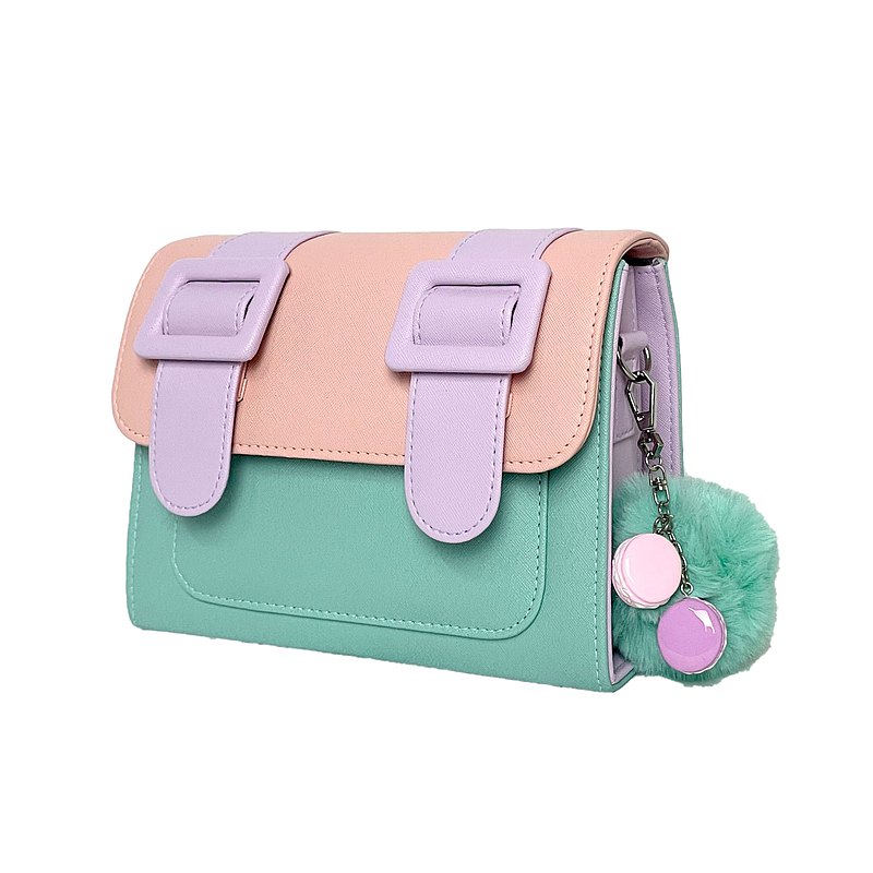 MERIMIES 劍橋包 斜背包 | 馬卡龍拚色