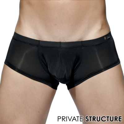 P.S 果凍PRO無痕半透明超彈性四角內褲(黑色)