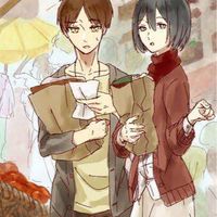 เอเรนและมิคาสะ
