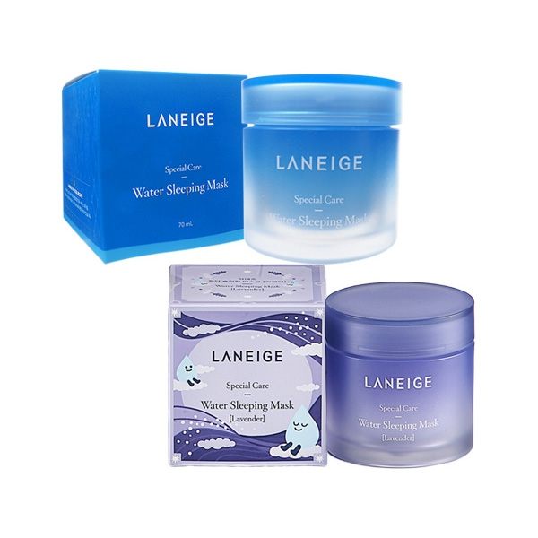 LANEIGE 蘭芝 睡美人香氛水凝膜(70ml) 淨亮保濕升級版／薰衣草舒敏 款式可選【小三美日】