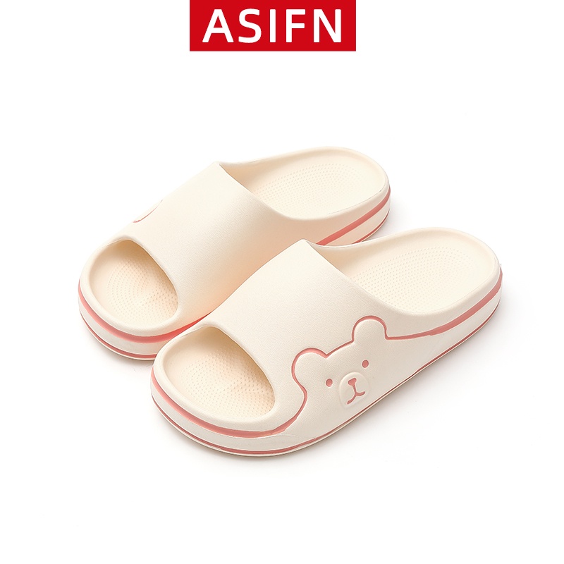 安尚芬 可愛拖鞋女 小熊拖鞋 室內拖 時尚卡通室內拖鞋 夏季室外拖鞋 居家拖鞋軟底 家用防滑浴室拖鞋 防水拖鞋情侶 現貨