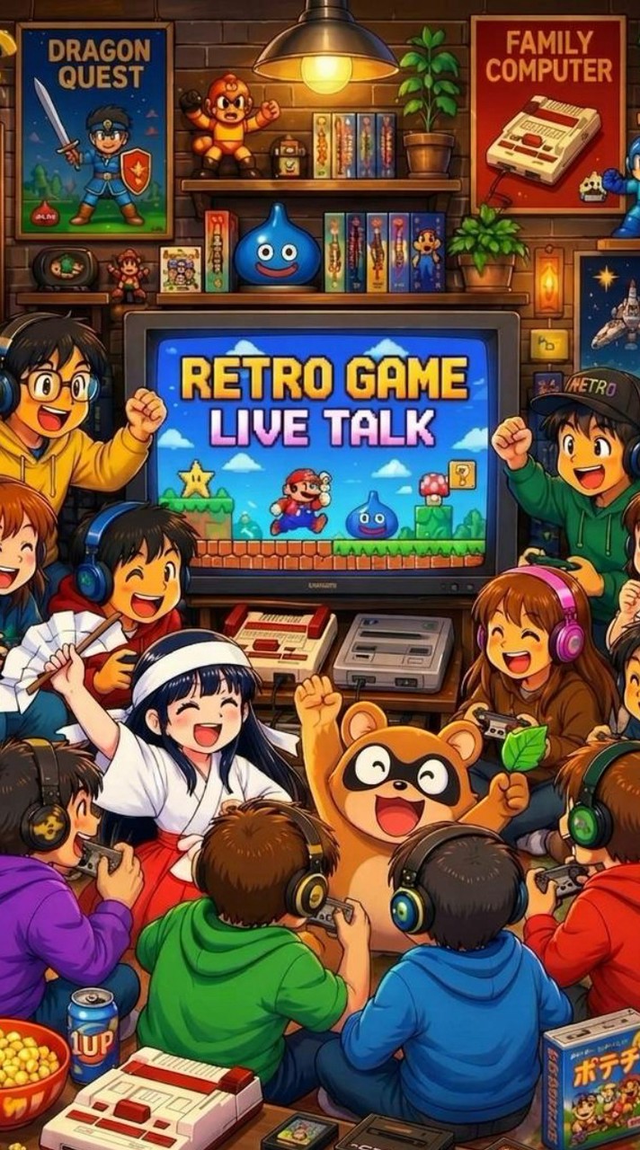 レトロゲーム好き、集まれー！！ライブトーク専門チャンネル