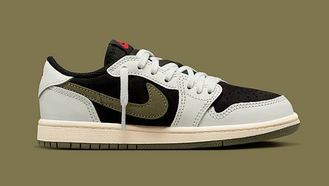 史上最大量倒勾？Travis Scott x Air Jordan 1 Low OG “Olive” 發行貨