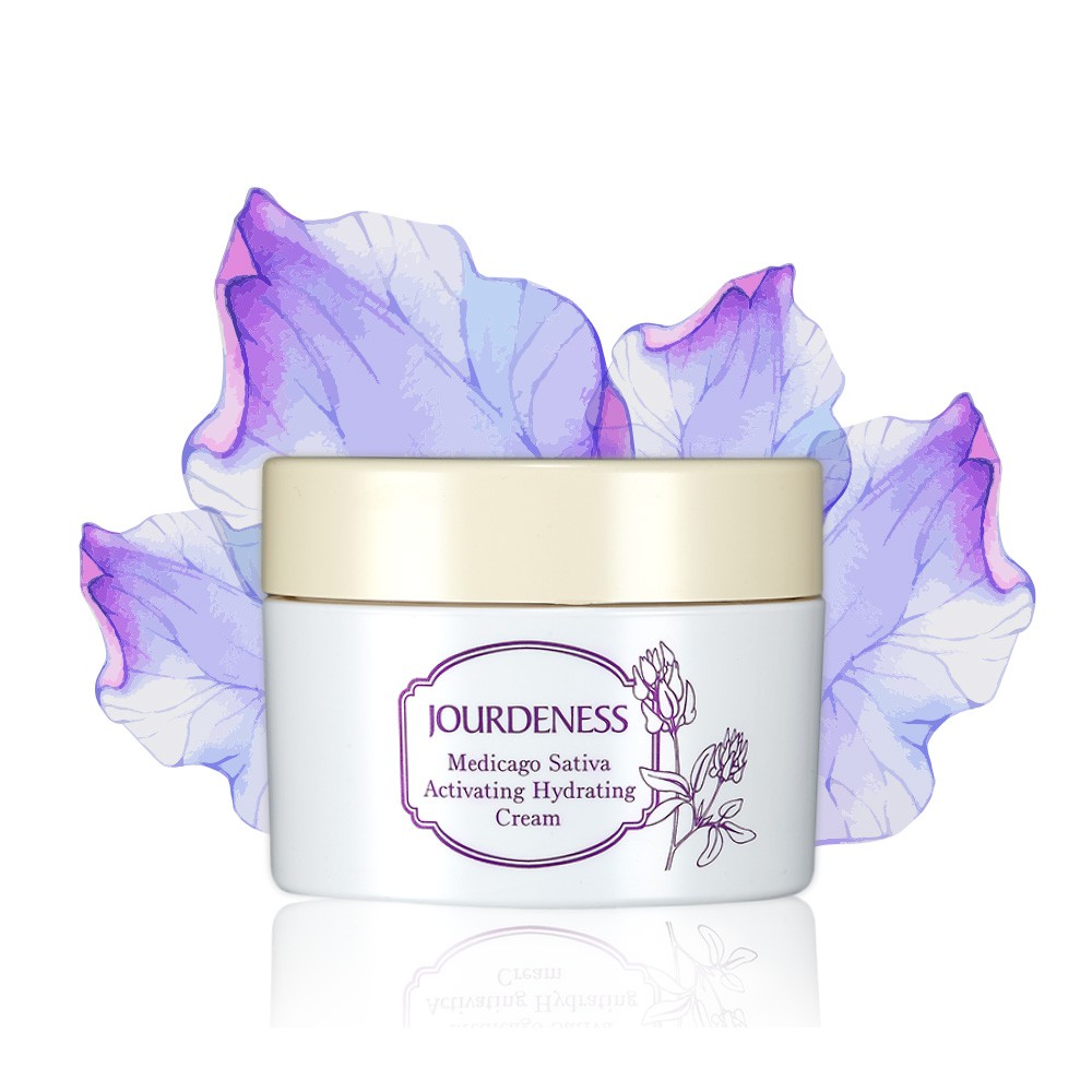 ★來自法國奇蹟甦醒花紫花苜蓿添加★啟動肌膚青春能量★淡化細紋再現緊緻 強化肌膚防禦力 ★啟動無痕緊緻肌密★大馬士革玫瑰、犬玫瑰、花梨木精油香氛回歸純淨本植★無添加香精色素酒精苯類防腐劑→敏弱肌適用品名