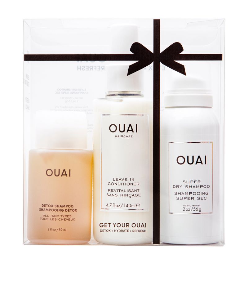 Ouais pun-intended Get Your Ouai hair care gift set is a luxurious addition to any womans repertoire