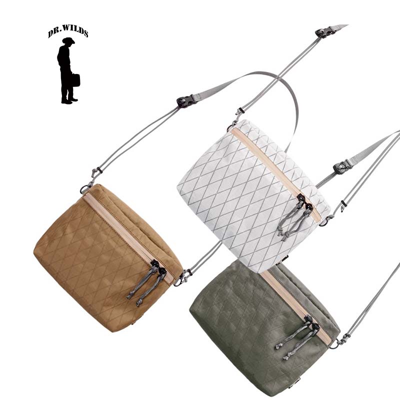 【荒野醫生包 Dr.Wilds】出國小包 防水側背包 輕量單肩包 菱格防水包 旅遊隨身包 小廢包 雜物收納包